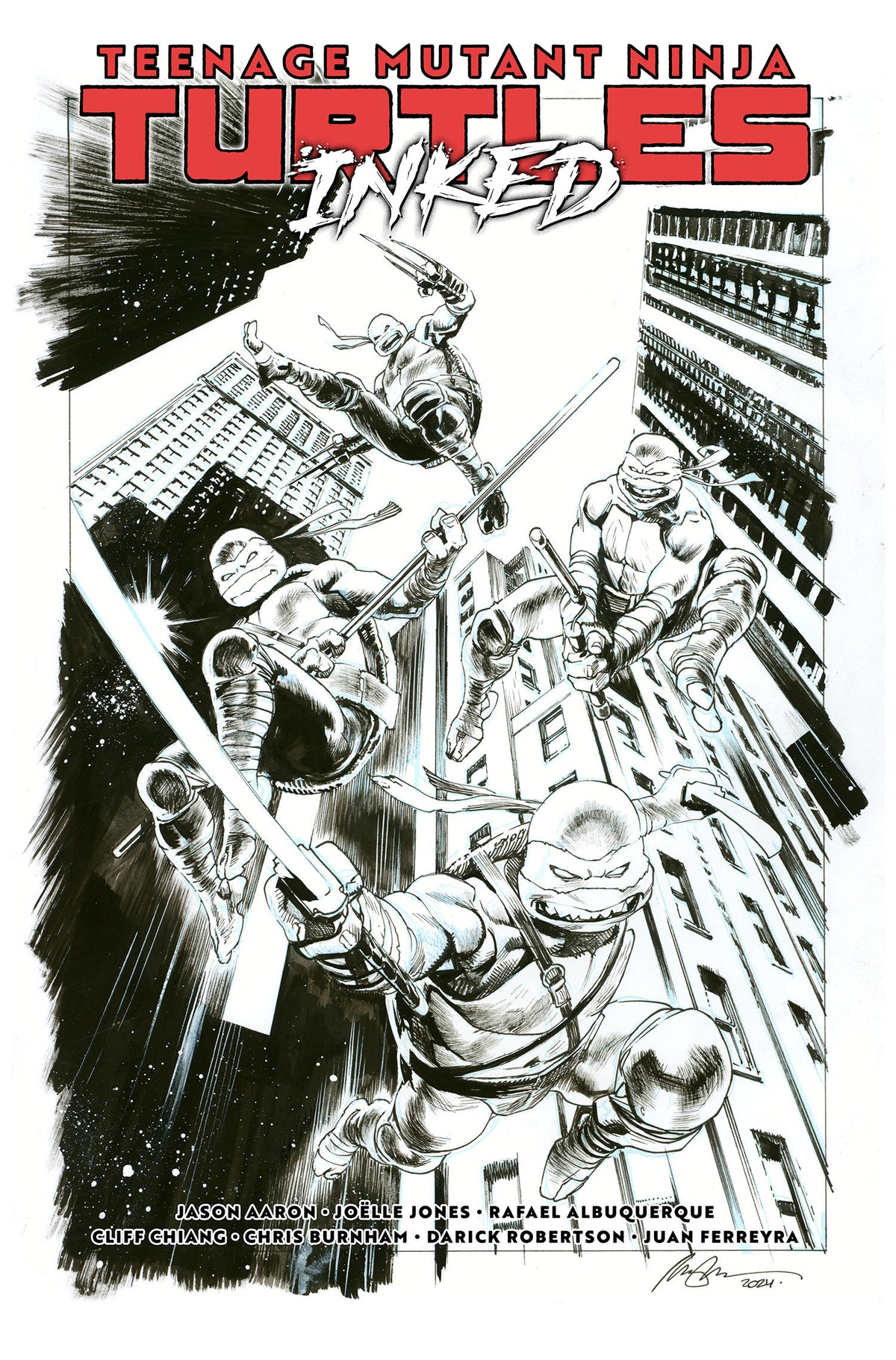 Teenage Mutant Ninja Turtles, Vol. 1: Ritorno a New York—Edizione Deluxe Inked