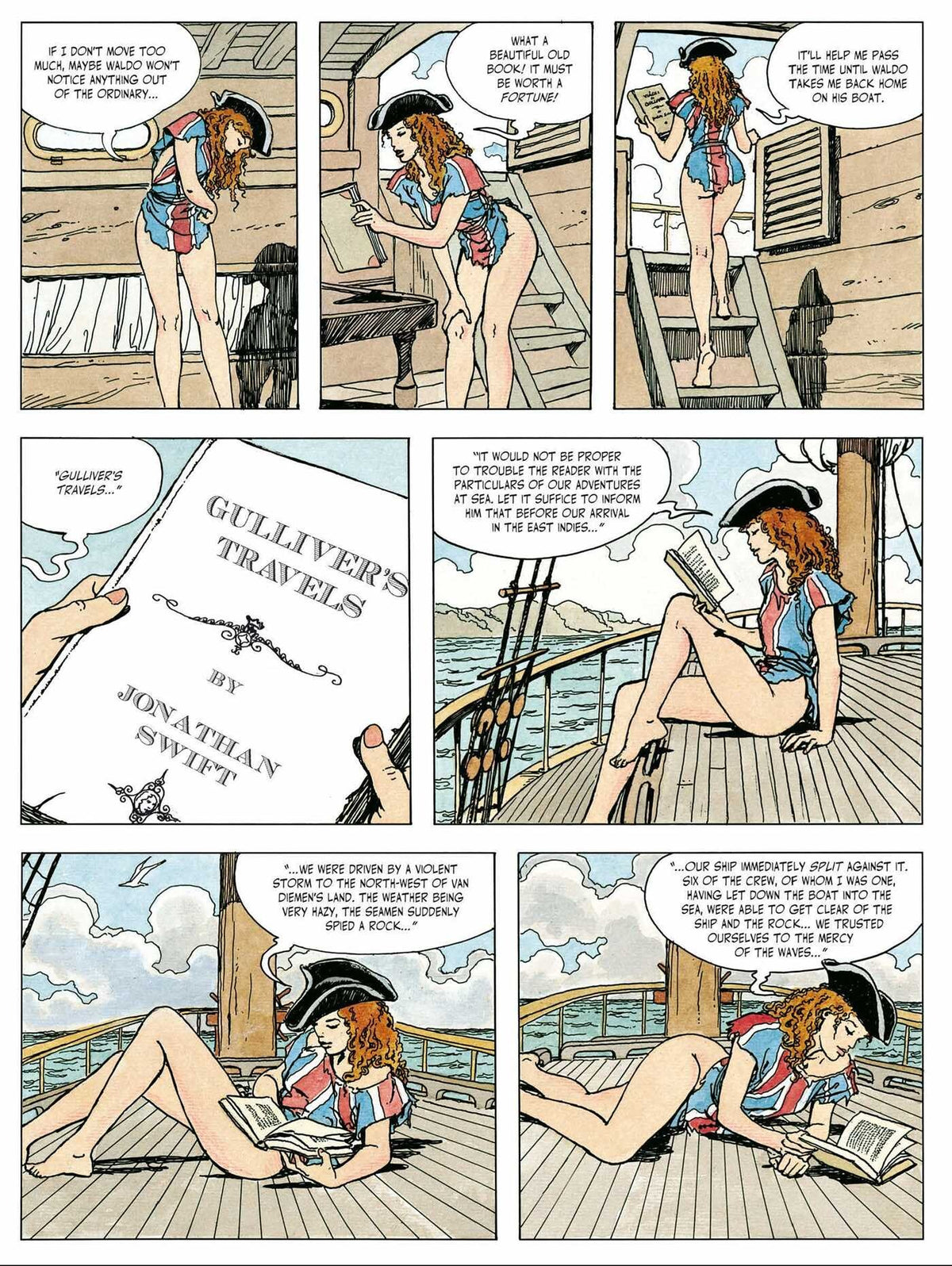 Milo Manara's Gullivera