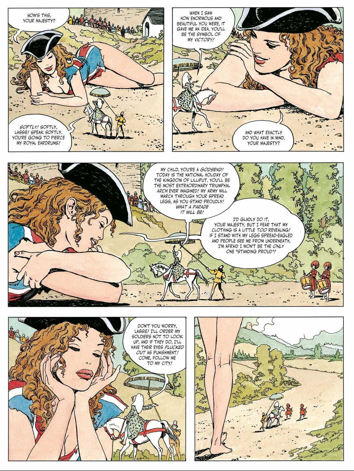 Milo Manara's Gullivera